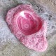 Rhodochrosite brute creusée