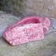 Rhodochrosite brute creusée