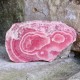 Rhodochrosite brute creusée