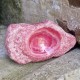 Rhodochrosite brute creusée