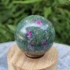 rubis sur fuchsite - sphère