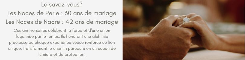 noces de perle et noces de nacre