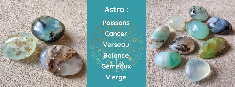 Opale Bleu Turquoise zodiaque