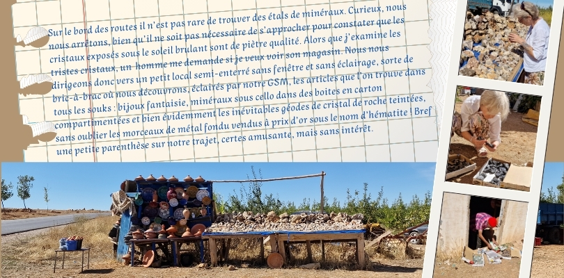 étal mineraux